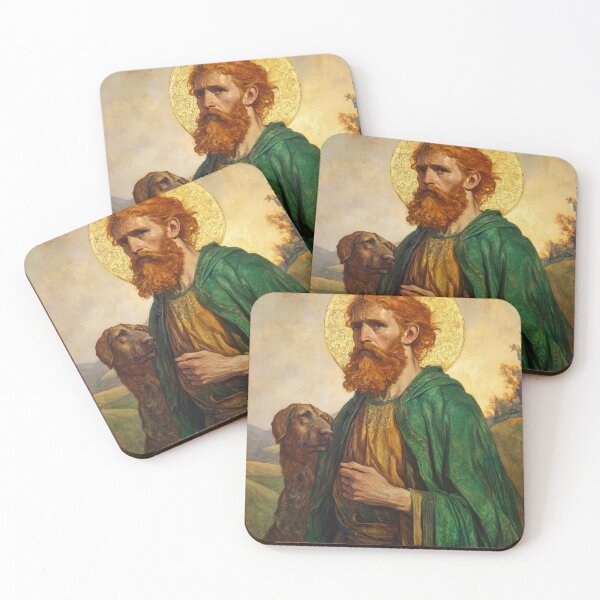 Item preview, Saint Andrew the Scot designed and sold by SanctifiedSouls.