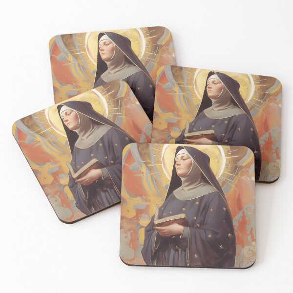 Item preview, Saint Monica designed and sold by SanctifiedSouls.