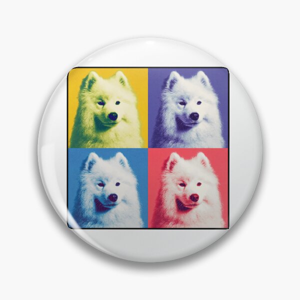 Artikelvorschau, Samojede Hund Andy Warhol Stil Pop Art entworfen und verkauft von TheAnimalZ00.