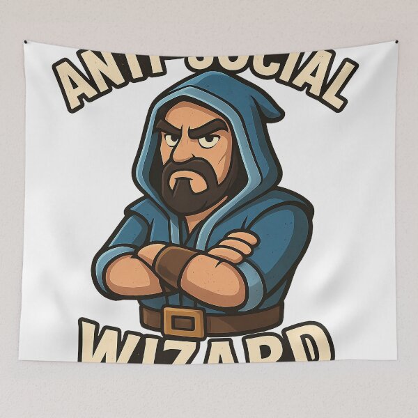 Item preview, Anti-Social Wizard Vibes designed and sold by Peelya.