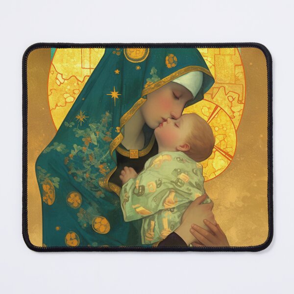 Item preview, Peaceful Refuge - Mary and the Christ Child designed and sold by SanctifiedSouls.