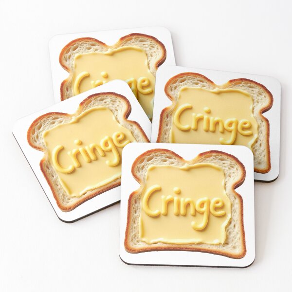 Item preview, Cringe on Toast – Buttery Awkwardness Served Daily designed and sold by BeamiCreations.