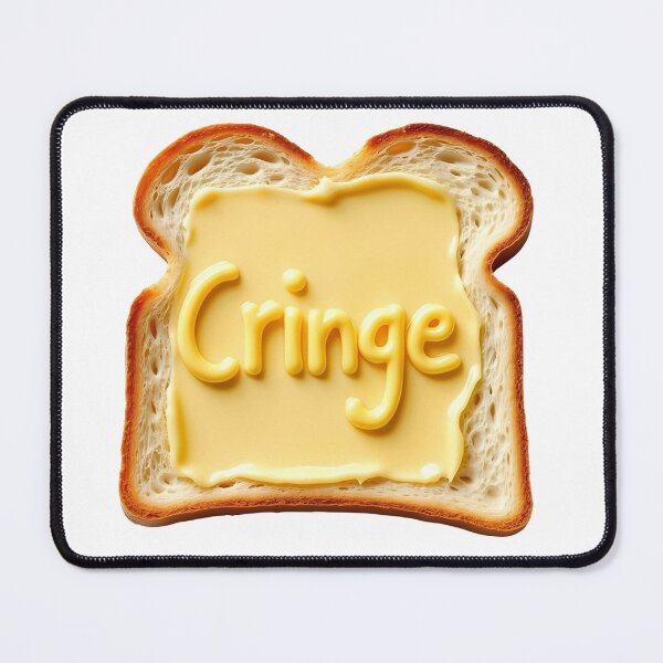 Item preview, Cringe on Toast – Buttery Awkwardness Served Daily designed and sold by BeamiCreations.
