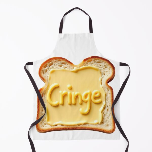 Item preview, Cringe on Toast – Buttery Awkwardness Served Daily designed and sold by BeamiCreations.