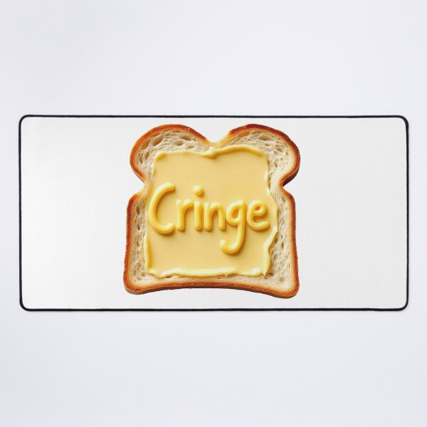 Item preview, Cringe on Toast – Buttery Awkwardness Served Daily designed and sold by BeamiCreations.