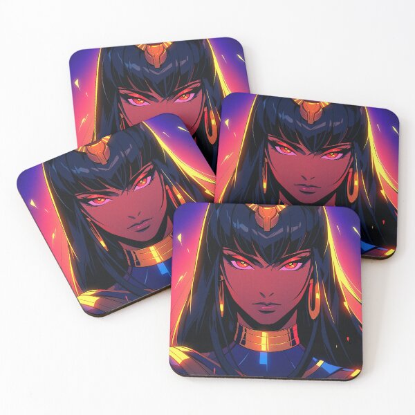 Item preview, Egyptian Goddess Anime Flame Queen designed and sold by bubblegoth.
