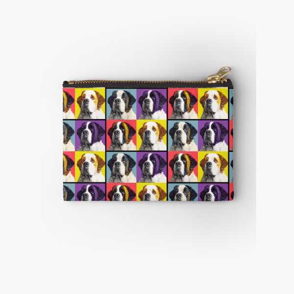 Item preview, Saint Bernard Dog Andy Warhol Style Pop Art designed and sold by TheAnimalZ00.