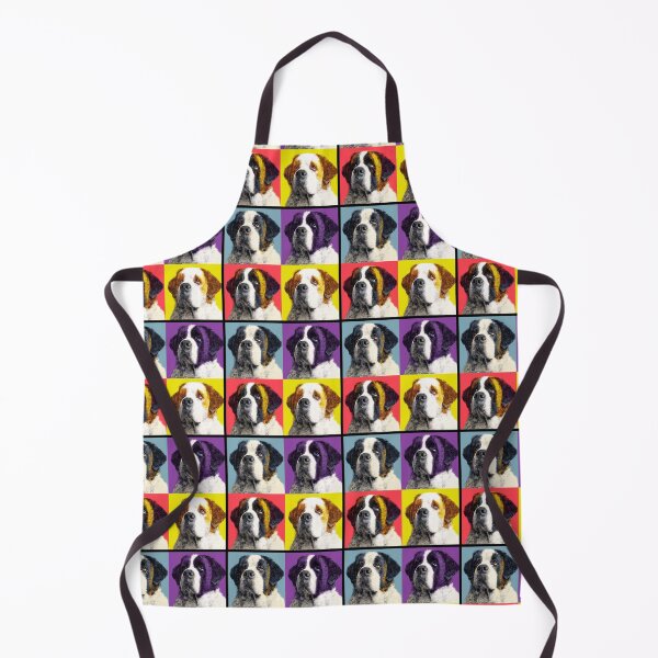 Item preview, Saint Bernard Dog Andy Warhol Style Pop Art designed and sold by TheAnimalZ00.