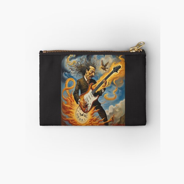 Item preview, "Dalí's Electric Symphony: Surreal Guitar Performance" designed and sold by Artisticanvas.