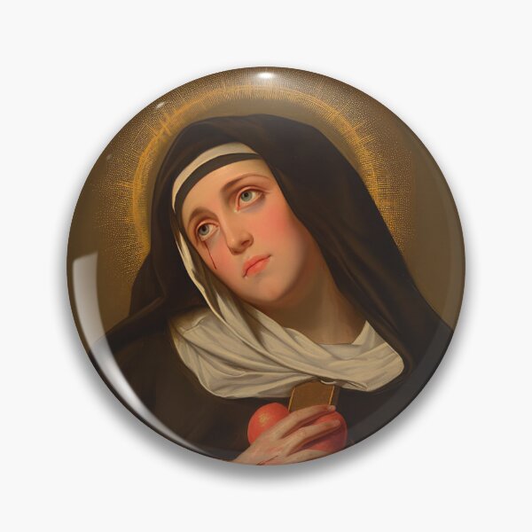 Item preview, Saint Veronica Giuliani designed and sold by SanctifiedSouls.