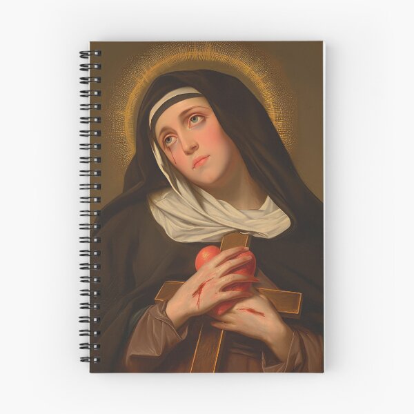 Item preview, Saint Veronica Giuliani designed and sold by SanctifiedSouls.