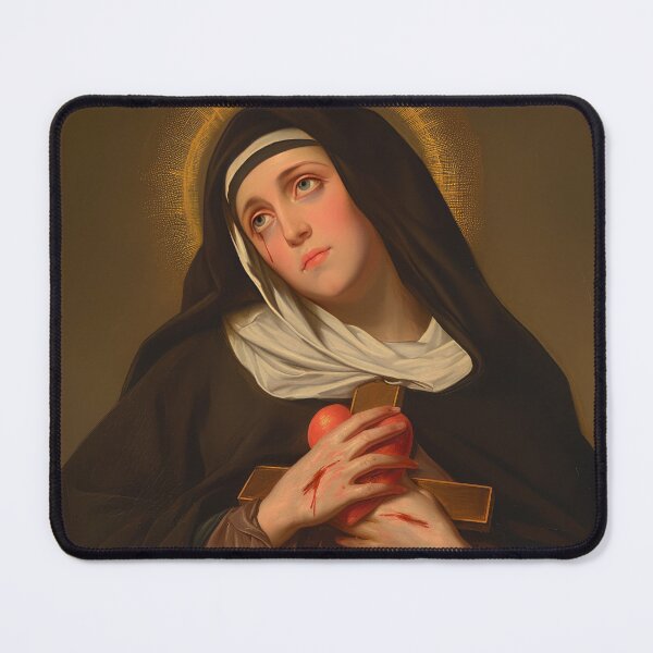 Item preview, Saint Veronica Giuliani designed and sold by SanctifiedSouls.