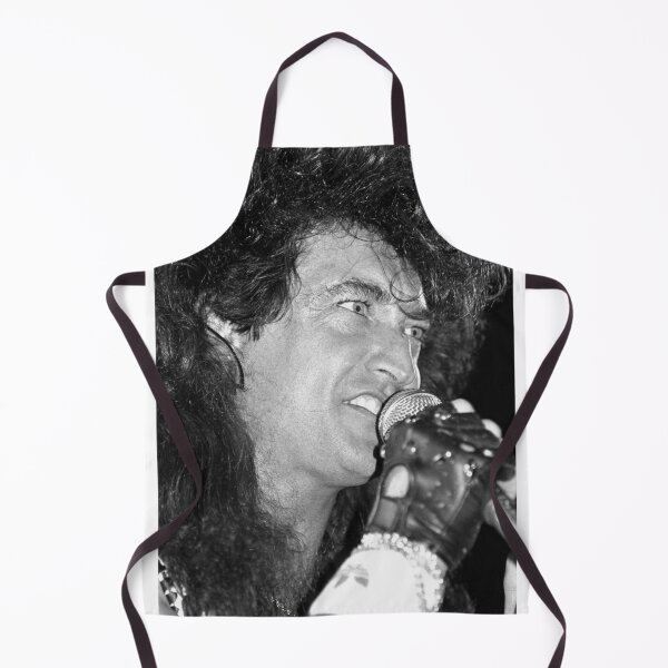 Item preview, Robin McAuley - Michael Schenker Group - BW Photograph designed and sold by ConcertImages.