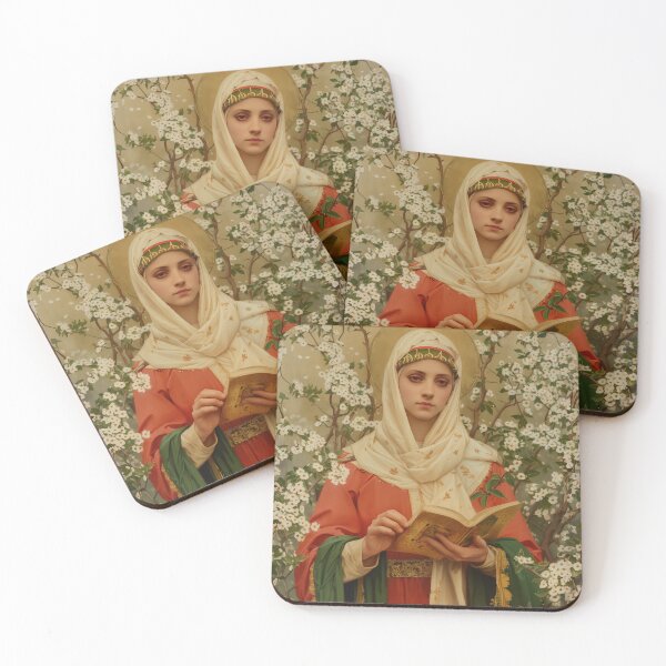 Item preview, Saint Amelia designed and sold by SanctifiedSouls.