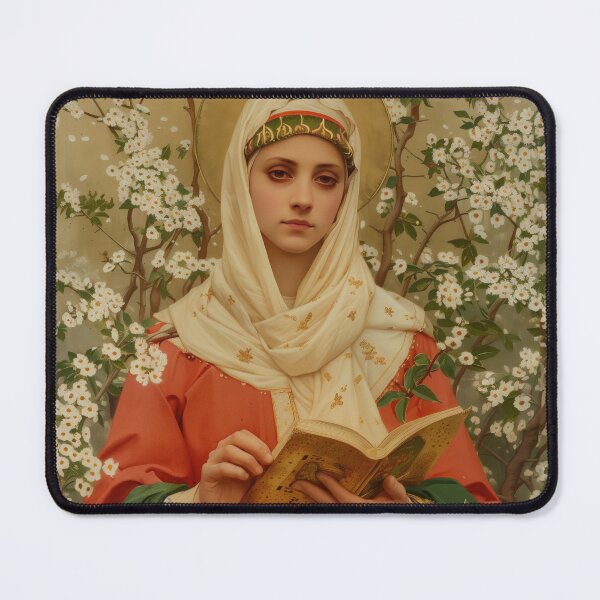 Item preview, Saint Amelia designed and sold by SanctifiedSouls.