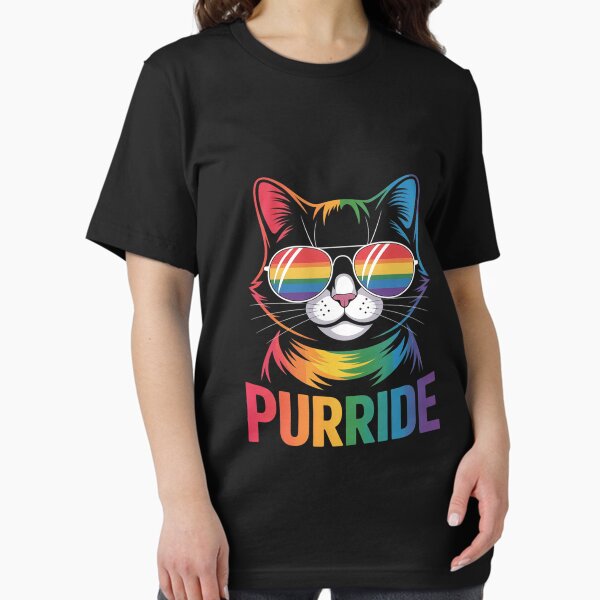 Item preview, Cat Gay Pride Rainbow LGBTQ designed and sold by brynatshop.