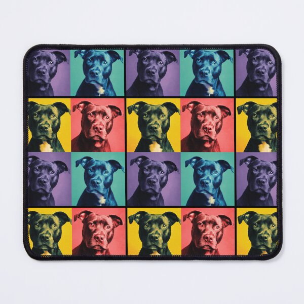 Item preview, Pit Bull Dog Andy Warhol Style Pop Art designed and sold by TheAnimalZ00.