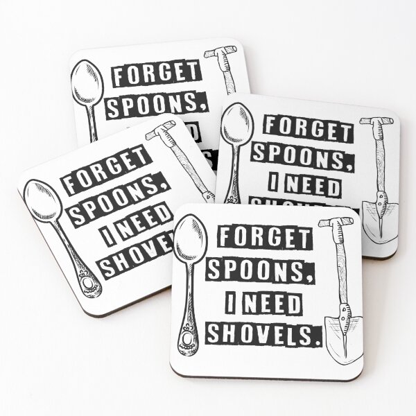 Item preview, Ehlers Danlos Syndrome and POTS chronic condition spoon theory spoonies designed and sold by adesignworld.