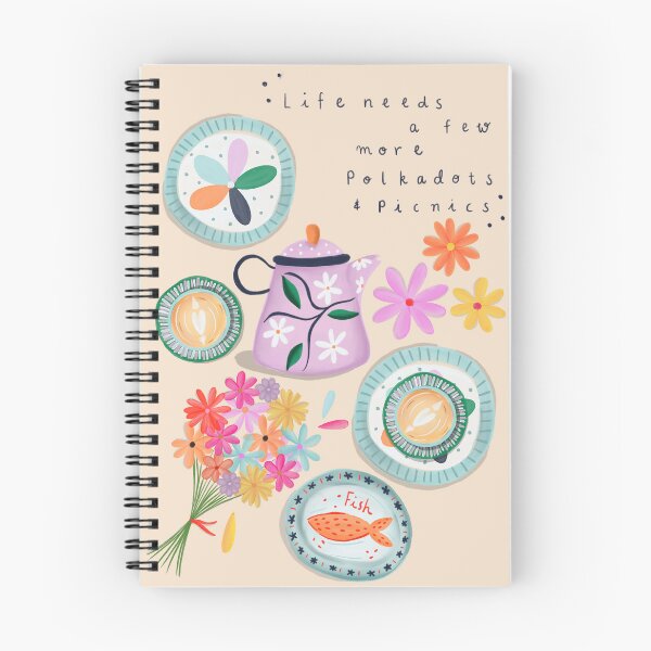 Artikelvorschau, Das Leben braucht ein paar mehr Polka Dots und Picknicks entworfen und verkauft von Monie Illustrates.
