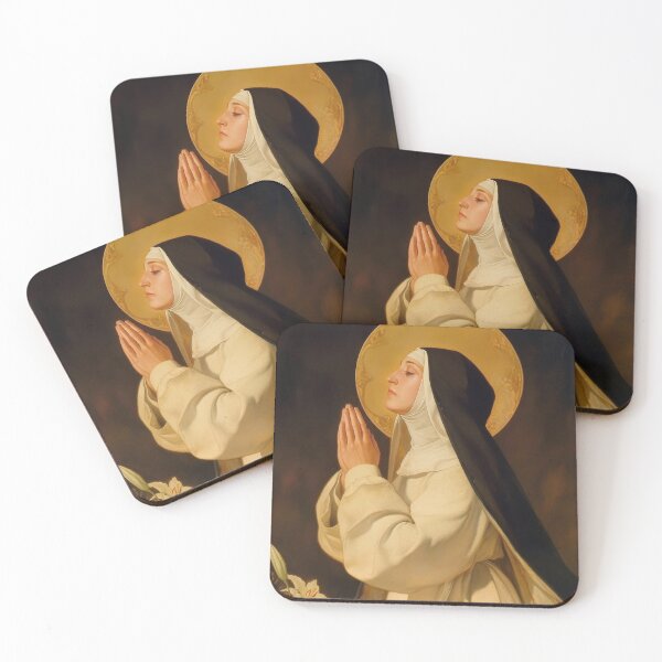 Item preview, Saint Lutgardis designed and sold by SanctifiedSouls.