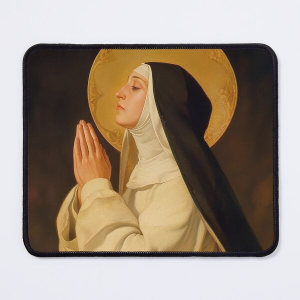 Item preview, Saint Lutgardis designed and sold by SanctifiedSouls.