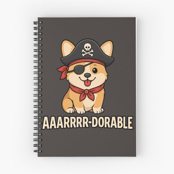 Artikelvorschau, Piraten-Corgi – AAARRRR-NIEDLICH entworfen und verkauft von InkhaloCo.