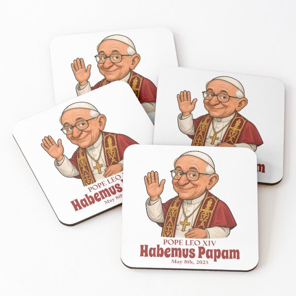 Item preview, Pope Leo XIV (Habemus Papam) Caricature designed and sold by artjuniverse.