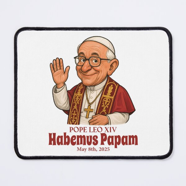 Item preview, Pope Leo XIV (Habemus Papam) Caricature designed and sold by artjuniverse.
