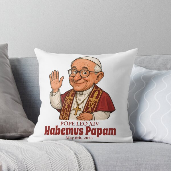 Item preview, Pope Leo XIV (Habemus Papam) Caricature designed and sold by artjuniverse.