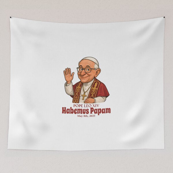 Item preview, Pope Leo XIV (Habemus Papam) Caricature designed and sold by artjuniverse.