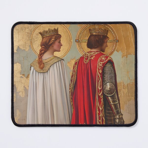Item preview, Saint Gwladys and Saint Gwynlly designed and sold by SanctifiedSouls.