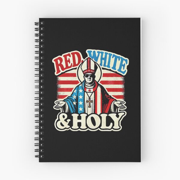 Item preview, Red White Holly Pope Leo XIV designed and sold by Migneauly.