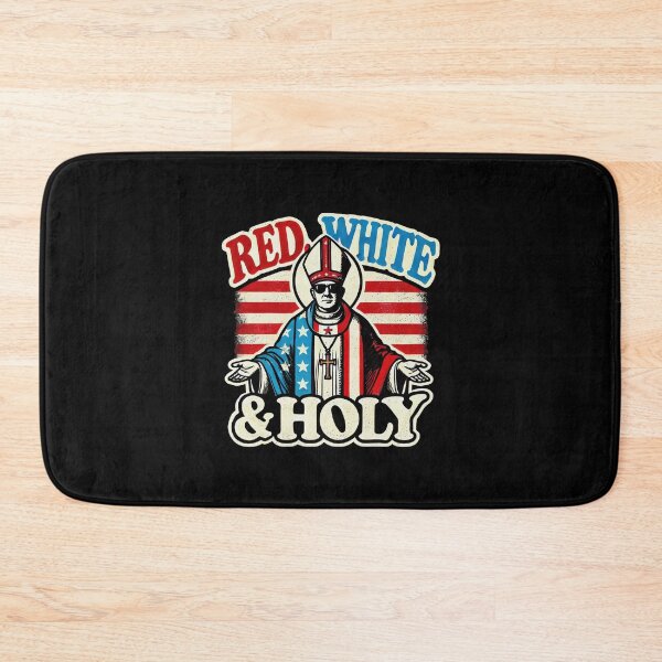 Item preview, Red White Holly Pope Leo XIV designed and sold by Migneauly.