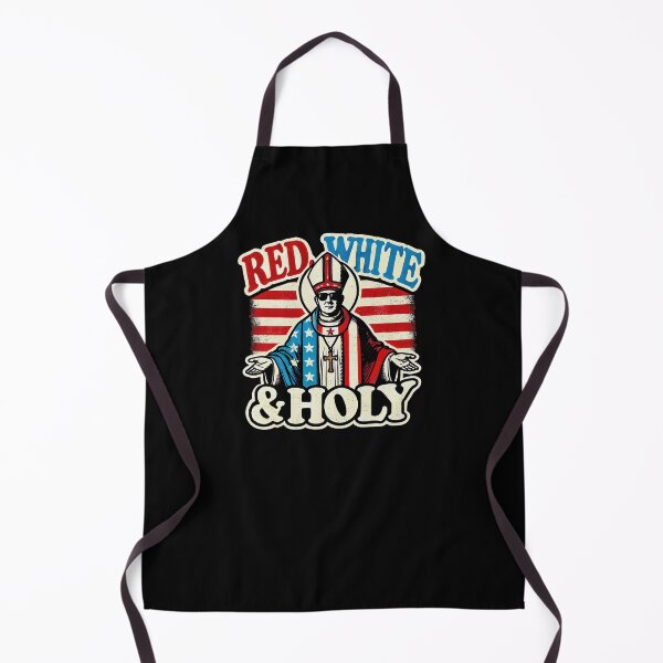 Item preview, Red White Holly Pope Leo XIV designed and sold by Migneauly.
