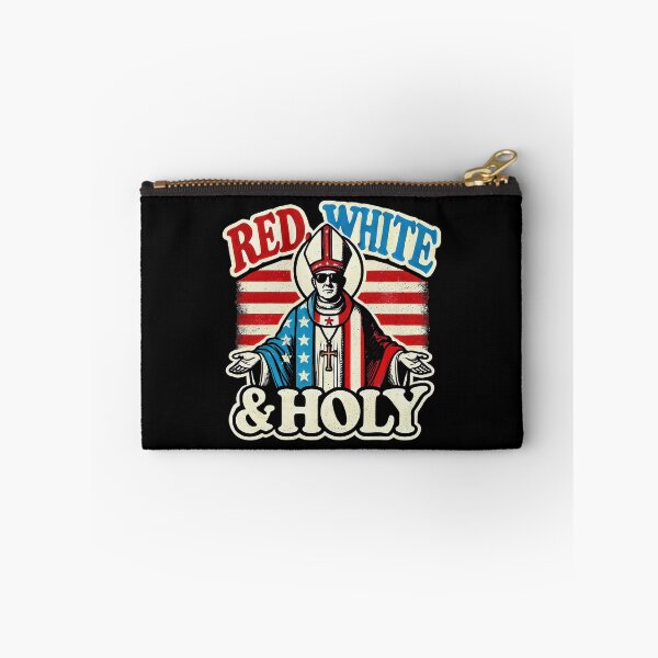 Item preview, Red White Holly Pope Leo XIV designed and sold by Migneauly.