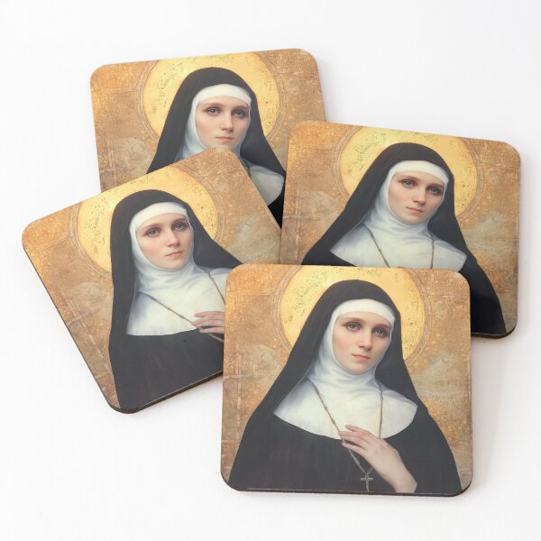 Item preview, Saint Benedetta Cambiagio designed and sold by SanctifiedSouls.