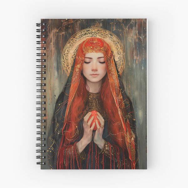 Item preview, Devotion of Mary Magdalene - Saint Mary Magdalene and the Red Easter Egg designed and sold by SanctifiedSouls.