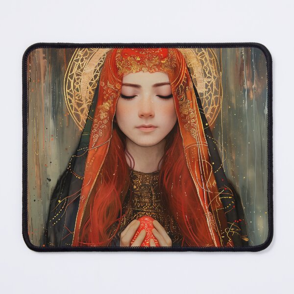 Item preview, Devotion of Mary Magdalene - Saint Mary Magdalene and the Red Easter Egg designed and sold by SanctifiedSouls.