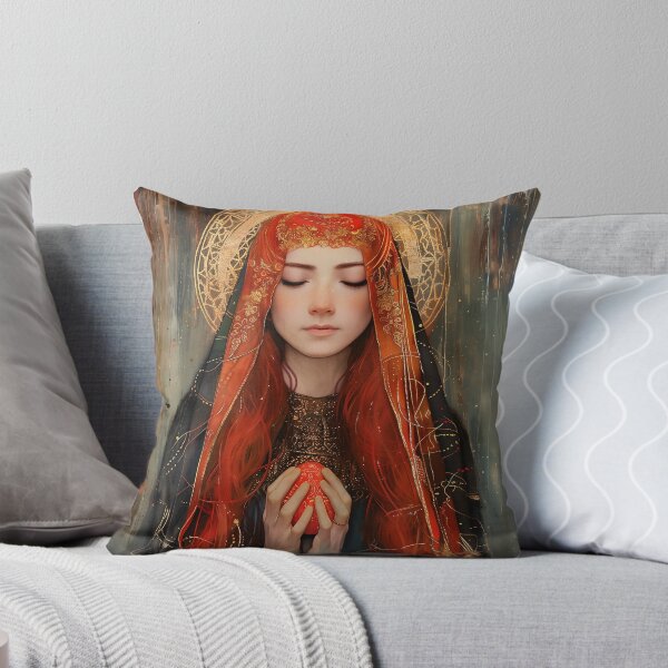 Item preview, Devotion of Mary Magdalene - Saint Mary Magdalene and the Red Easter Egg designed and sold by SanctifiedSouls.
