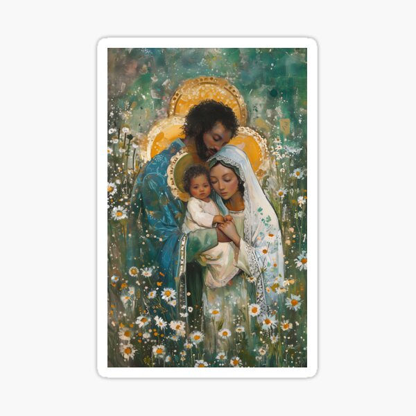 Item preview, Sacred Sanctuary- Mary, Joseph, and the Infant Jesus - Holy Family Art designed and sold by SanctifiedSouls.