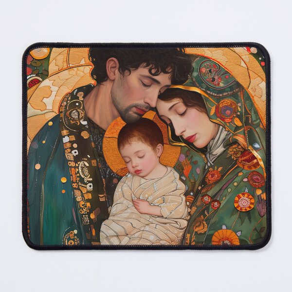 Item preview, Guiding Light - The Holy Family - Mary, Joseph, and the Christ Child designed and sold by SanctifiedSouls.