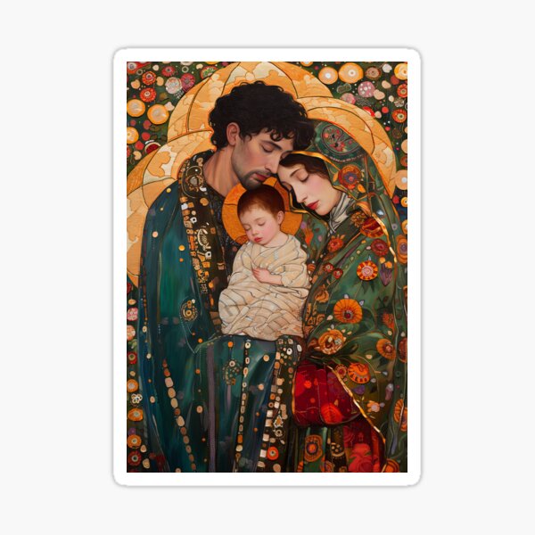 Item preview, Guiding Light - The Holy Family - Mary, Joseph, and the Christ Child designed and sold by SanctifiedSouls.