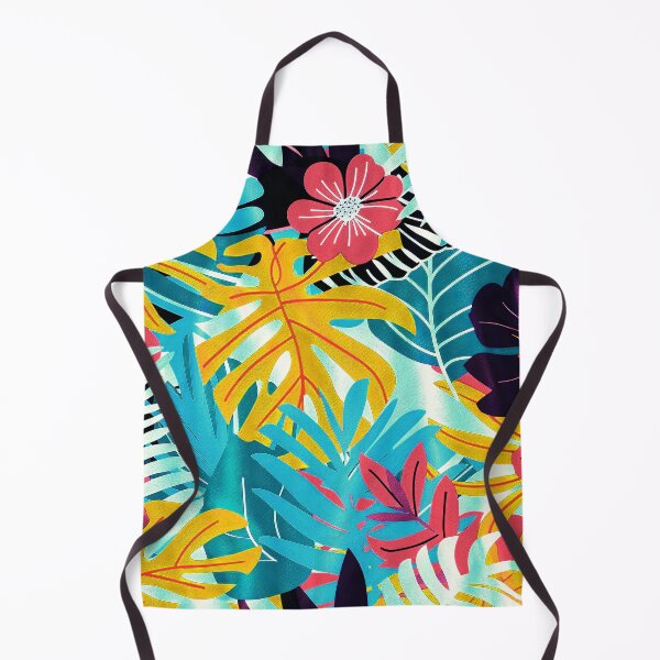 Item preview, Sky Blue, Yellow And Pink Tropical Leaves Pattern designed and sold by DEC02.