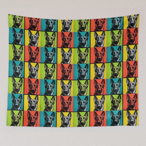 Item preview, German Shepherd Andy Warhol Style Pop Art designed and sold by TheAnimalZ00.