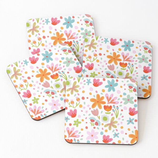 Item preview, Bright, bold watercolour pattern designed and sold by Monie Illustrates.