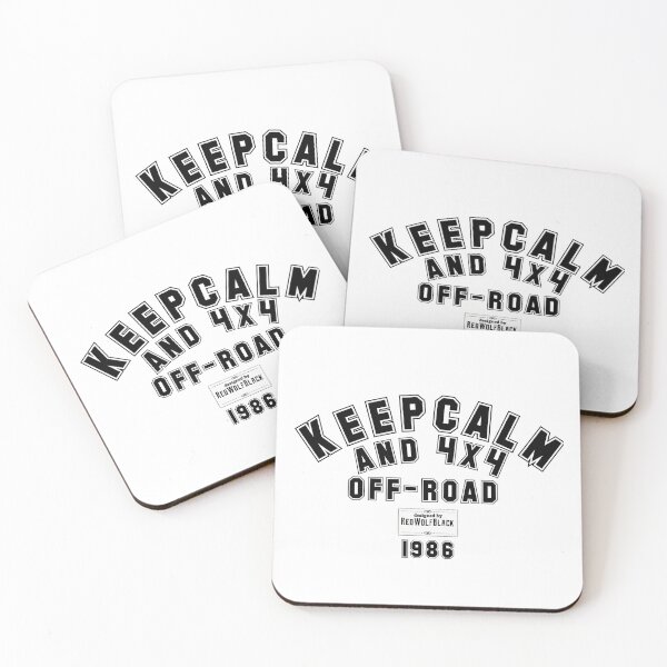Item preview, Keep calm and 4x4  a1 designed and sold by RedWolfDisigne.