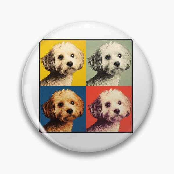 Item preview, Cavapoo Dog Andy Warhol Style Pop Art designed and sold by TheAnimalZ00.
