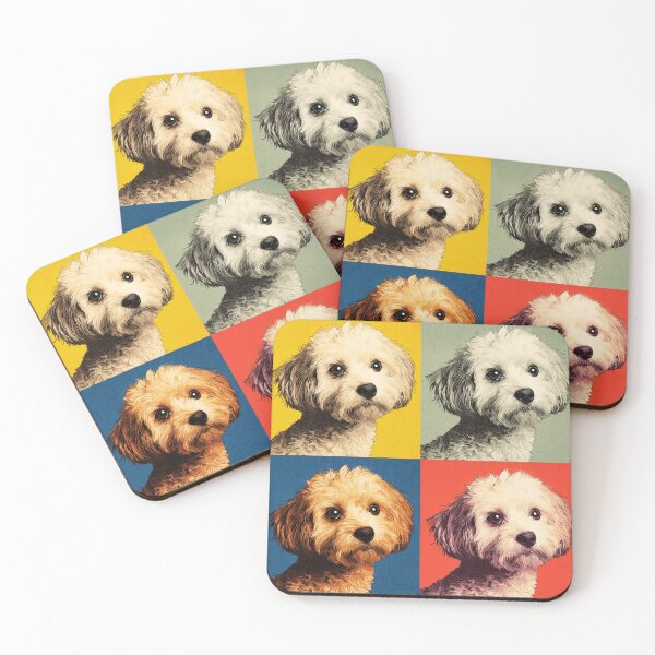 Item preview, Cavapoo Dog Andy Warhol Style Pop Art designed and sold by TheAnimalZ00.