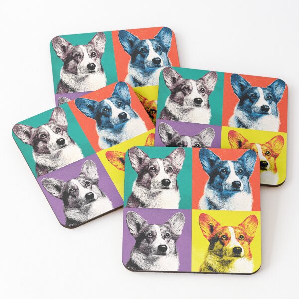 Item preview, Pembroke Welsh Corgi Dog Andy Warhol Style Pop Art designed and sold by TheAnimalZ00.