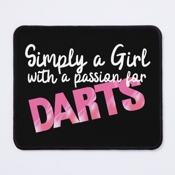 Item preview, Dart Passion Girl – Bold Pink Sports Design designed and sold by Lasheets.